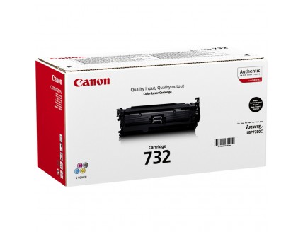 Картридж Canon 732 Bk для LBP-7780 black 6100стр 6263B002 (о)