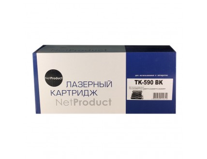 Картридж Kyocera FS-C5250DN/C2626MFP/ECOSYS P6026cdn (NetProduct) NEW TK-590K, BK, 7K
