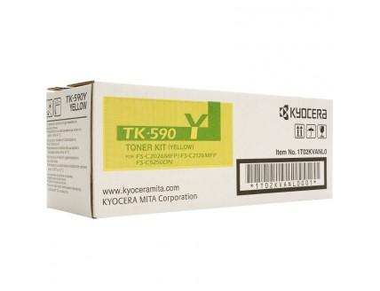 Картридж Kyocera-Mita FS-C2026MFP/C2126MFP/C5250 (O) TK-590Y, Y, 5K