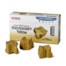 Картридж Xerox Phaser 8560 желтый (твердые чернила 3 брикета 3000стр) 108R00766 (о)
