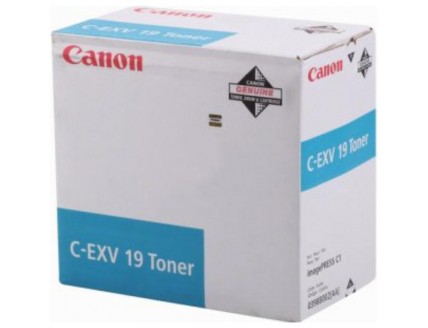 Тонер-картридж Canon image PRESS C1 Cyan 16000 стр. (o) C-EXV19