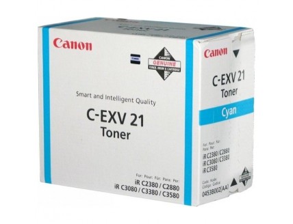 Тонер-картридж Canon IRC2880/3380 Cyan 14000стр. C-EXV21 (о) 260г/картр. CEXV21