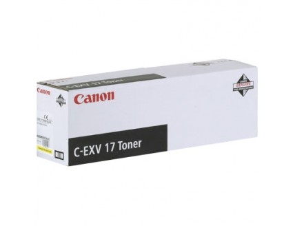 Тонер-картридж Canon IRC4080i/4580i Yellow 30000стр. (о) 475г/картр. C-EXV17Y