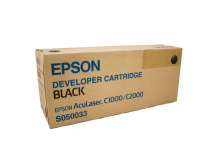 Тонер-картридж Epson Aculaser C1000/ C2000 Black 6000 стр. (o) S050033