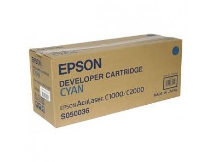 Тонер-картридж Epson Aculaser C1000/ C2000 Cyan 6000 стр. (o) S050036