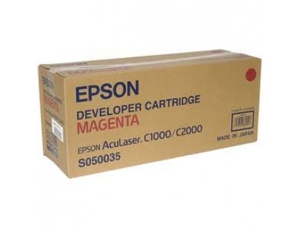 Тонер-картридж Epson Aculaser C1000/ C2000 Magenta 6000 стр. (o) S050035