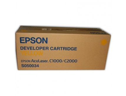 Тонер-картридж Epson Aculaser C1000/ C2000 Yellow 6000 стр. (o) S050034