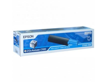 Тонер-картридж Epson Aculaser C1100/CX11 Cyan 4000 стр. (o) C13S050189