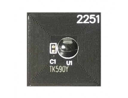 Чип к-жа (TK- 590 Y) Kyocera FS-C5250/2026/2126 (5K) yellow UNItech(Apex)