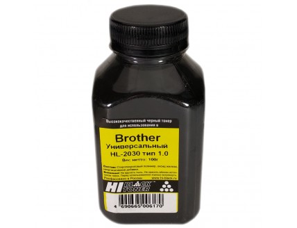 Тонер Brother Универсальный HL-2030 Тип 1.0 (Hi-Black) 100 г, банка